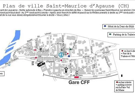 La Dent-du-midi & Restaurant מלון 2*